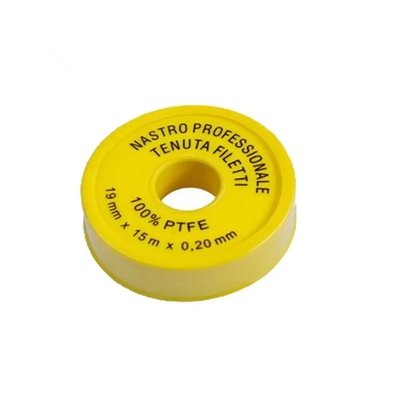 Άσπρη τεφλόν ταινία σφραγίδων νημάτων PTFE για τη σφράγιση του σωλήνα