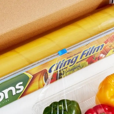 Το αντιστατικό σαφές πλαστικό PVC βαθμού τροφίμων περικαλυμμάτων λιπασματοποιήσιμο προσκολλάται περικάλυμμα με τον κόπτη