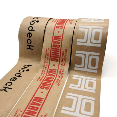 Τυπωμένη αυτοκόλλητη ταινία Kraft Tape Gummed Water Activated Tape
