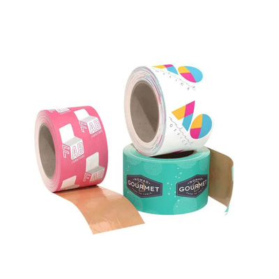 Τυπωμένη αυτοκόλλητη ταινία Kraft Tape Gummed Water Activated Tape
