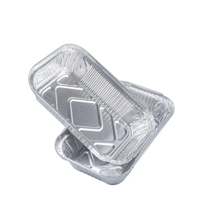 1 λίβρας 450ml στενόμακρο κιβώτιο τροφίμων εμπορευματοκιβωτίων αργιλίου εξαγωγέα με το καπάκι